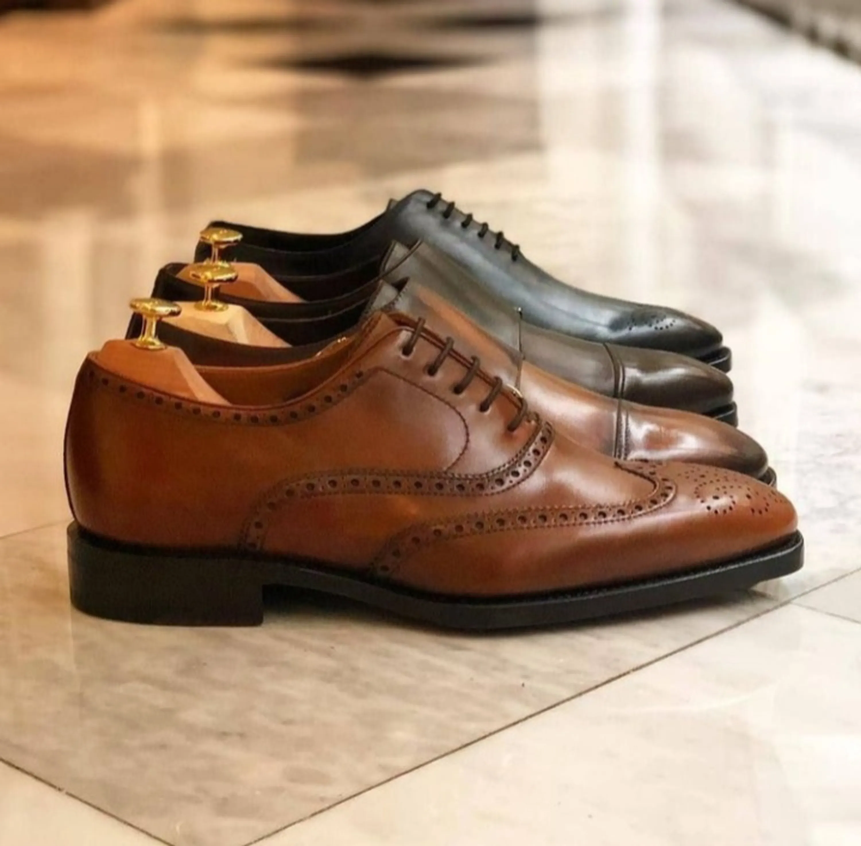 کفش چرم مدل 1224 کفش چرم مدل 1224